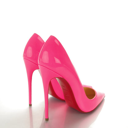 Christian Louboutin Patent So Kate 120 Pumps 36.5 Shocking Pink 4 of 8
