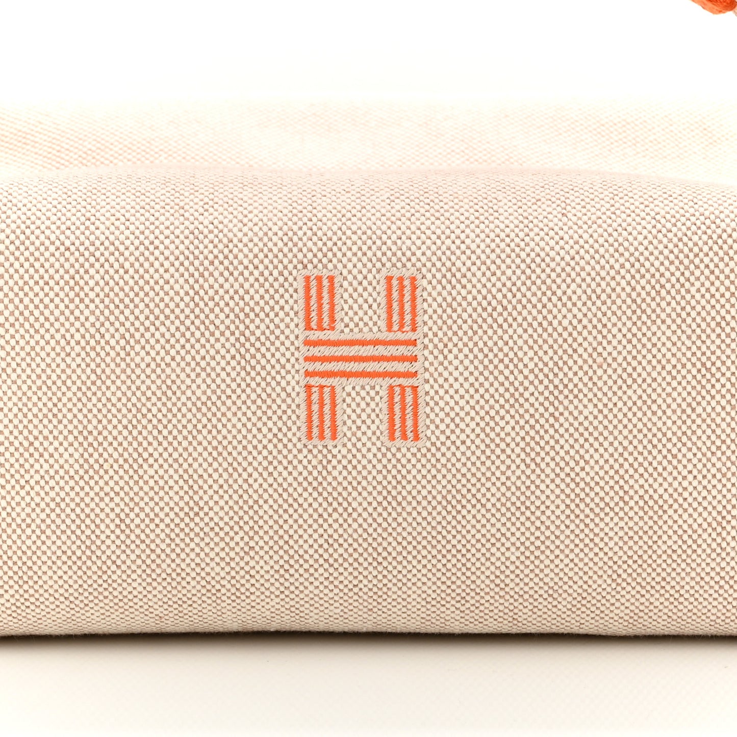 Canvas Small Bride-A-Brac Pouch Natural Orange
