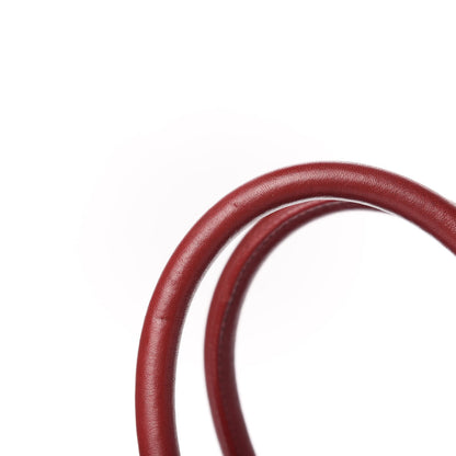 Saint Laurent Calfskin Small Sac De Jour Lipstick Red 12 of 14
