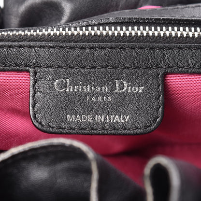 Christian Dior Lambskin Medium Le Trente Tote Black 6 of 10