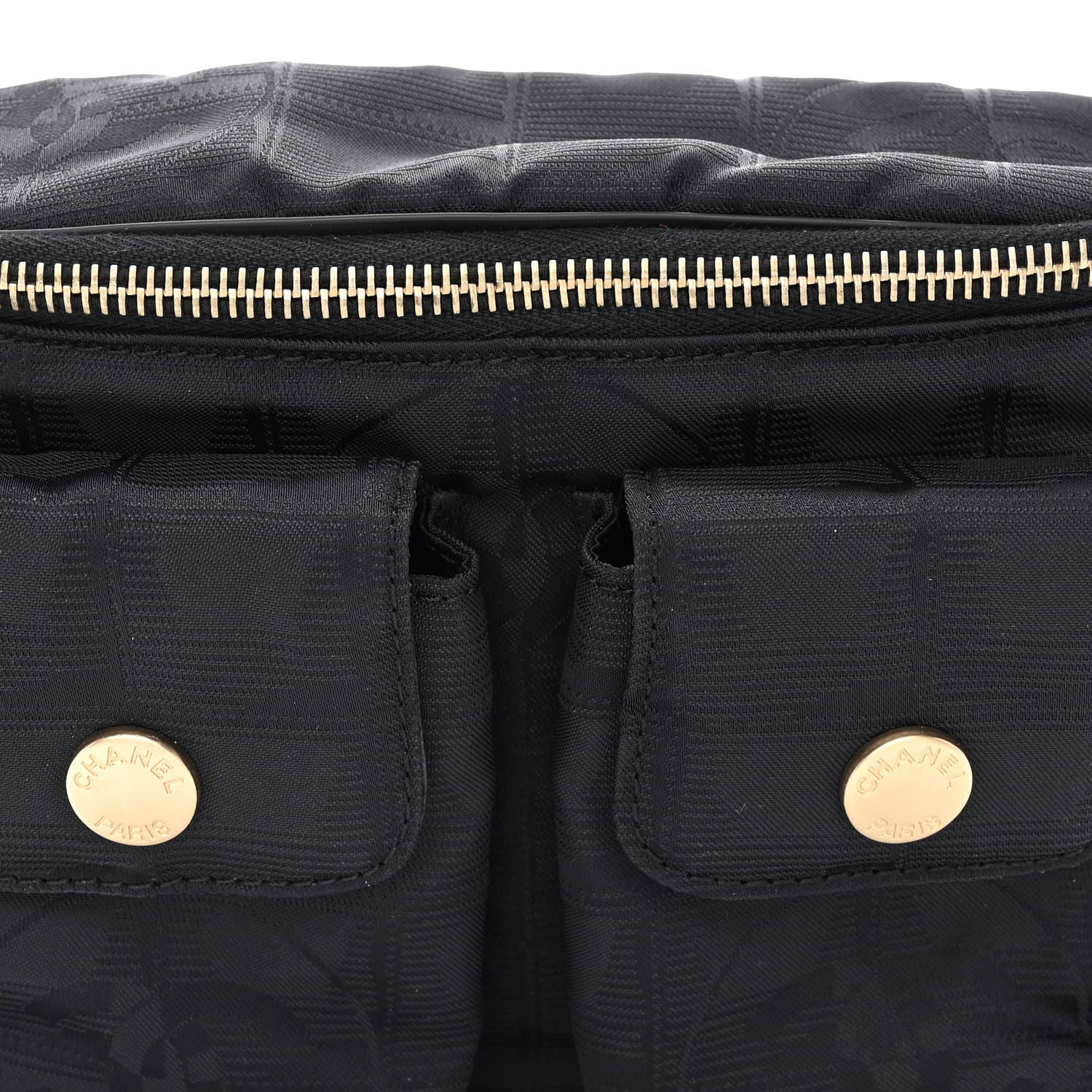 Chanel Nylon Travel Belt Bag Black 8 of 10