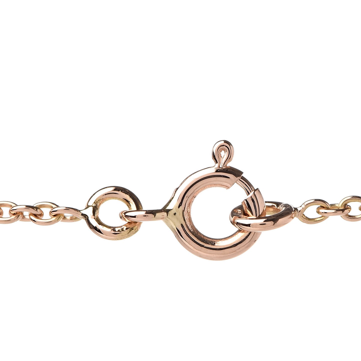 18K Rose Gold Diamond Kelly Amulette Pendant Necklace
