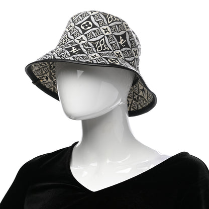 Louis Vuitton Jacquard Since 1854 Bucket Hat S Grey 2 of 8