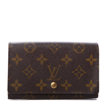 Louis Vuitton Monogram Porte-Monnaie Billets Tresor Wallet 1 of 8