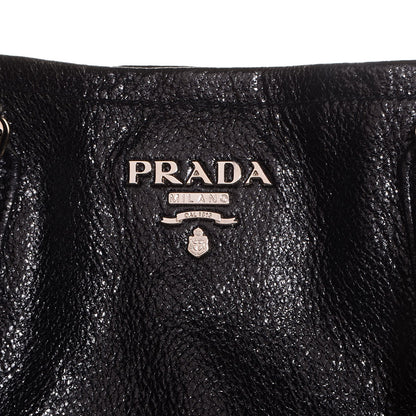 Prada Cervo Lux Tote Nero Black 3 of 10