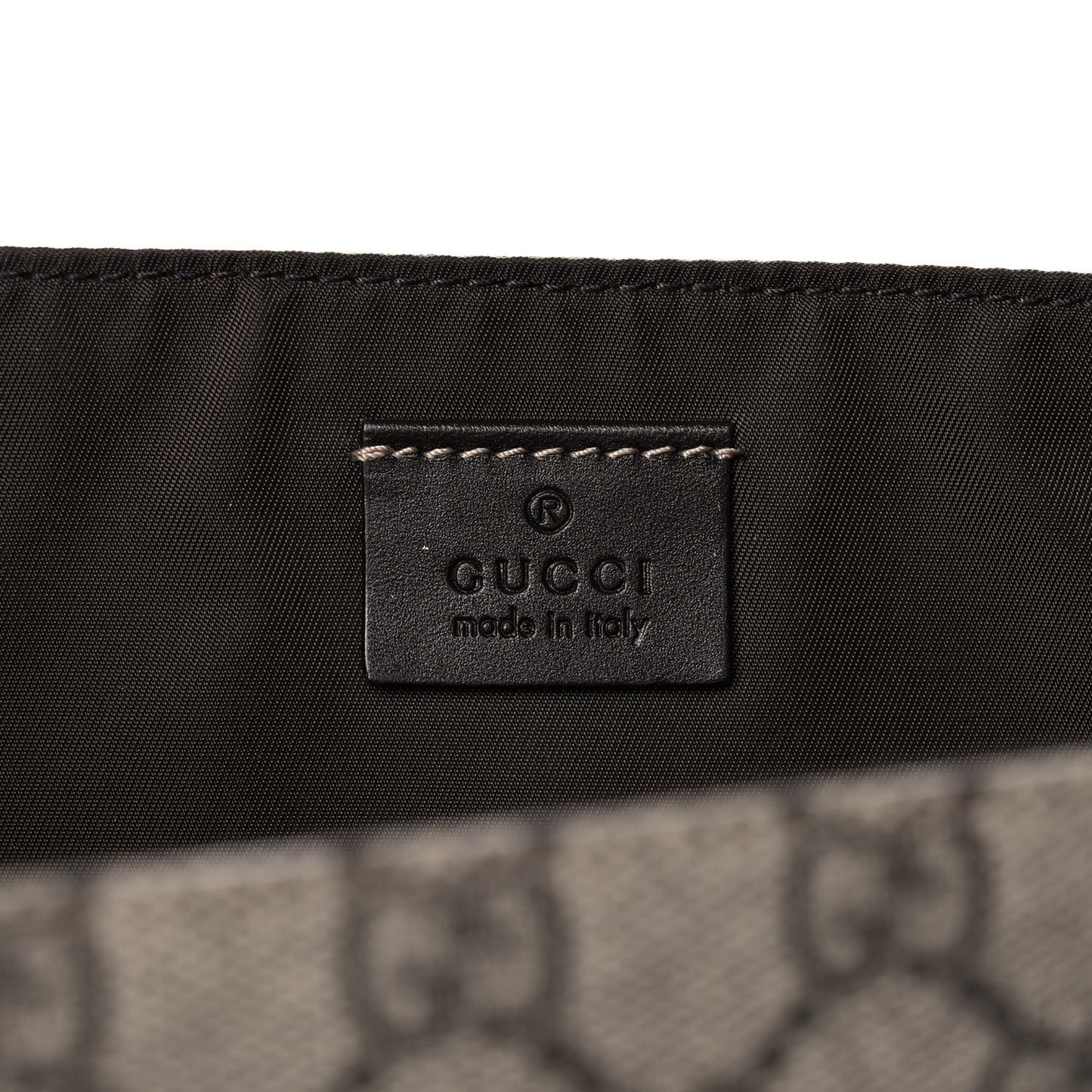 GG Plus Monogram Messenger Diaper Bag Dark Brown