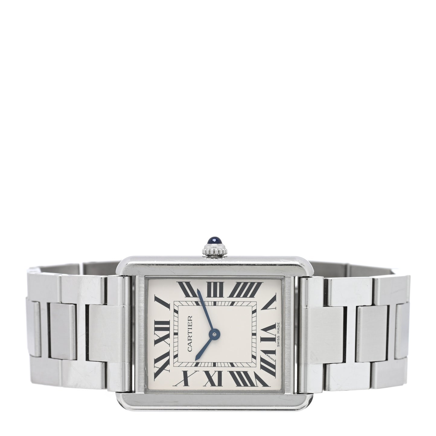 Stainless Steel 27mm Tank Solo Quartz Watch