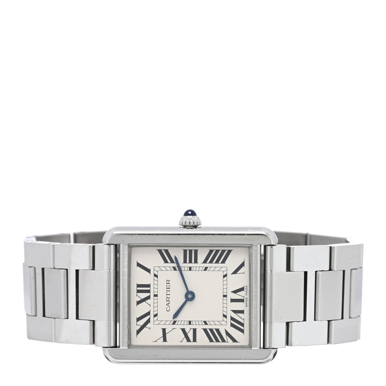 Cartier Stainless Steel 27mm Tank Solo Quartz Watch 2 of 5
