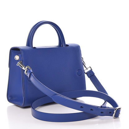 Christian Dior Grained Calfskin Mini Diorever Flap Blue 3 of 11