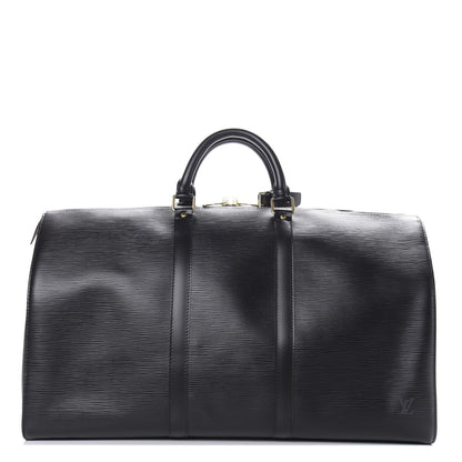 Louis Vuitton Epi Keepall 50 Black 1 of 10