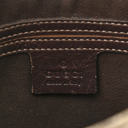Gucci GG Supreme Monogram Small Flat Messenger Bag Dark Brown 6 of 10
