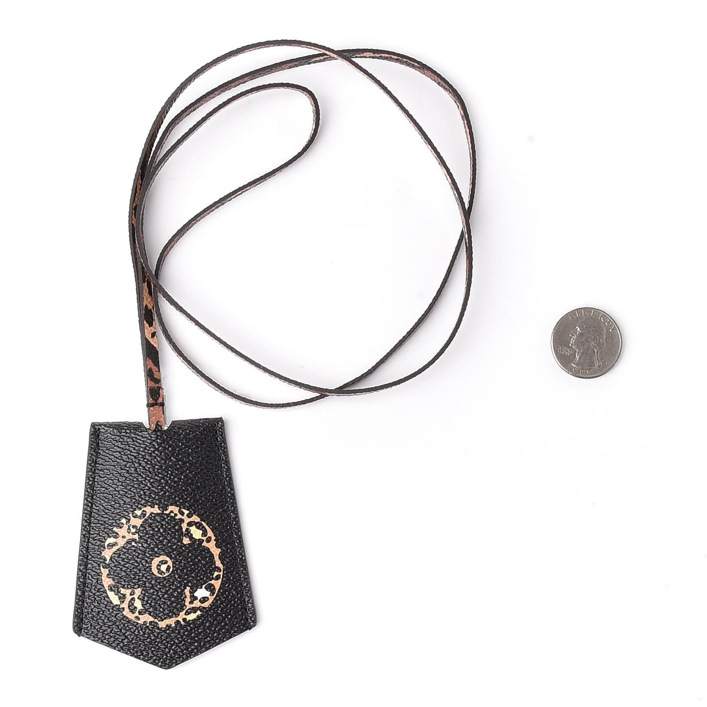 Monogram Giant Jungle Oversize Clochette Key Bell Holder Black