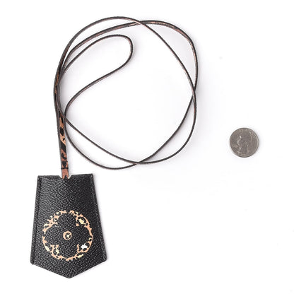 Louis Vuitton Monogram Giant Jungle Oversize Clochette Key Bell Holder Black 2 of 3