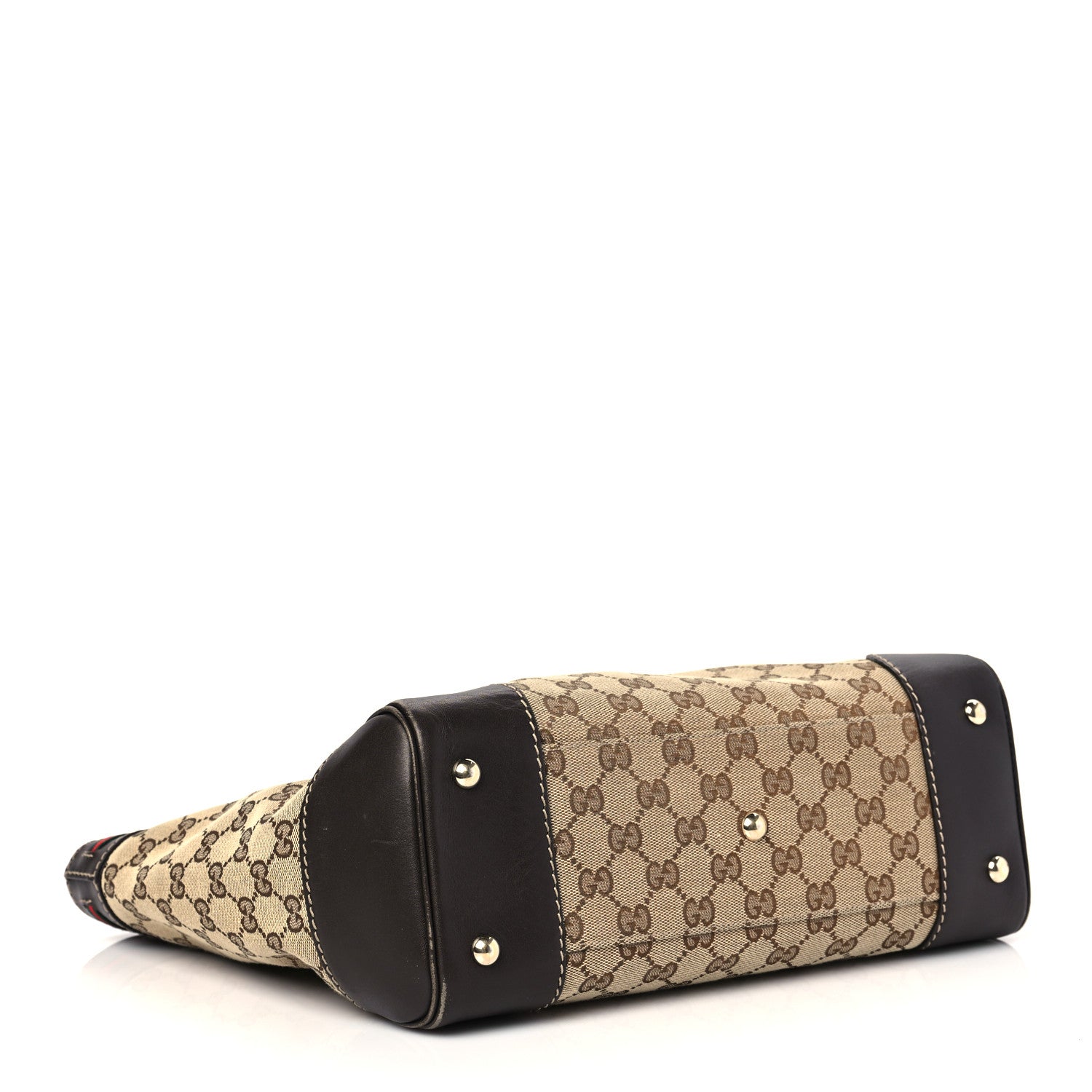 Gucci Monogram Web Medium Mayfair Tote Dark Brown 4 of 10