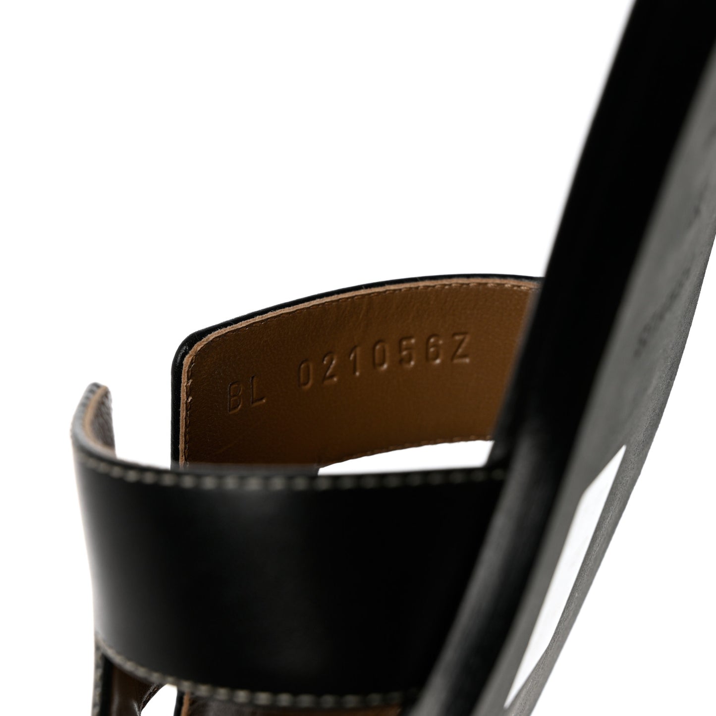 Box Calfskin Oran Sandals 39 Black