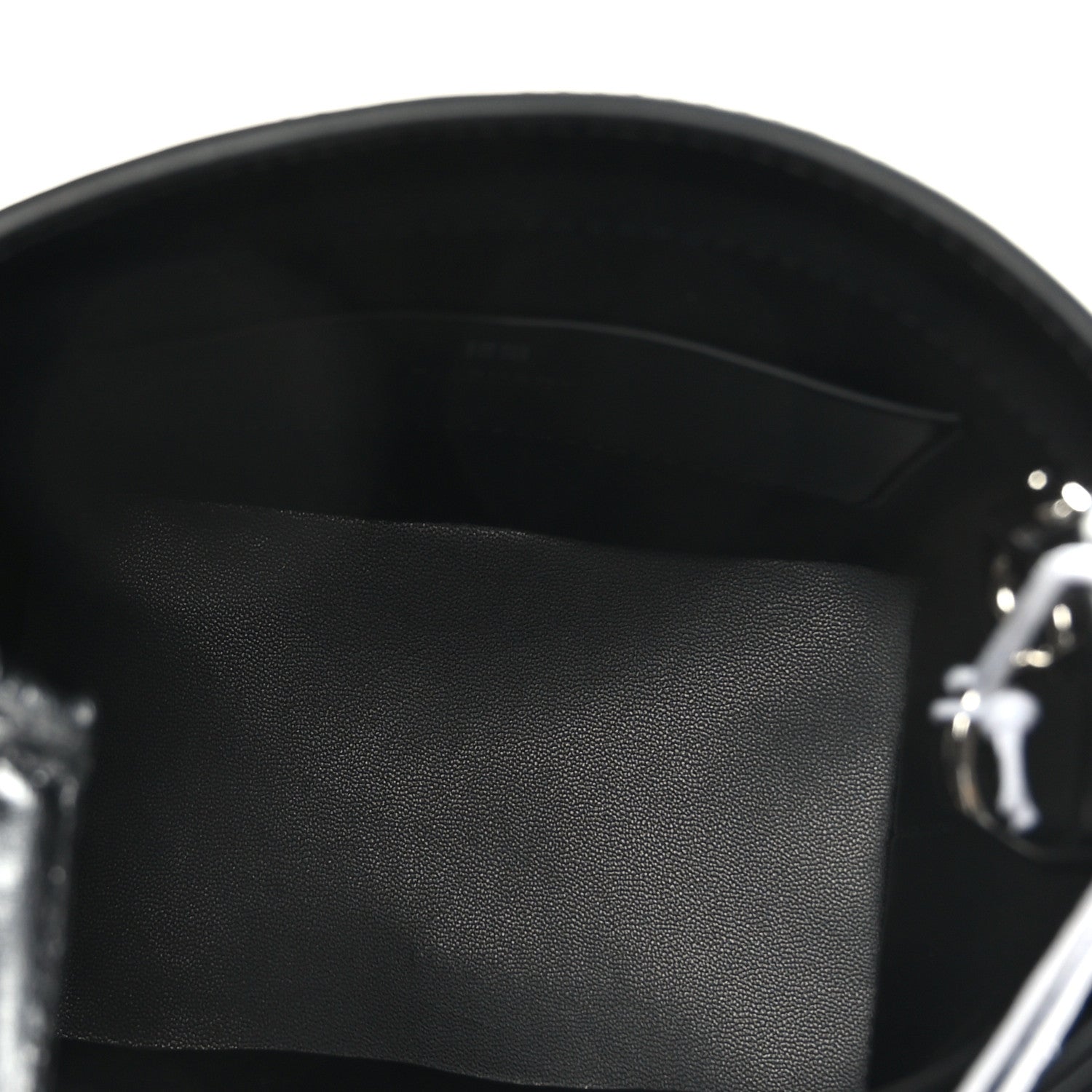 Givenchy Box Calfskin Shark Lock Bucket Bag Black 5 of 8