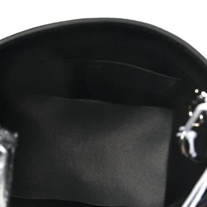 Givenchy Box Calfskin Shark Lock Bucket Bag Black 5 of 8