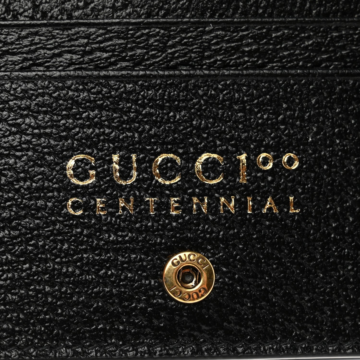 Gucci Calfskin Gucci 100 Ophidia Card Case Bright Hibiscus Black 6 of 8