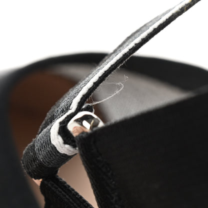 Fendi Technical Mesh Colibri 55mm Slingback Pumps 38 Black Asfalto 8 of 8
