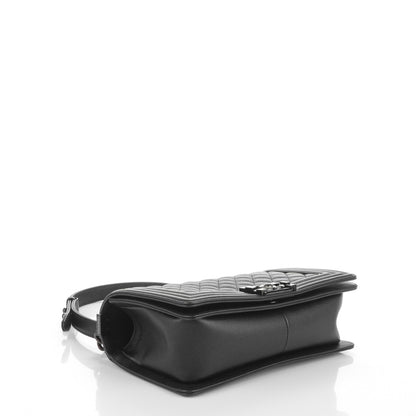 Chanel Caviar Quilted Medium Boy Flap So Black 4 of 7