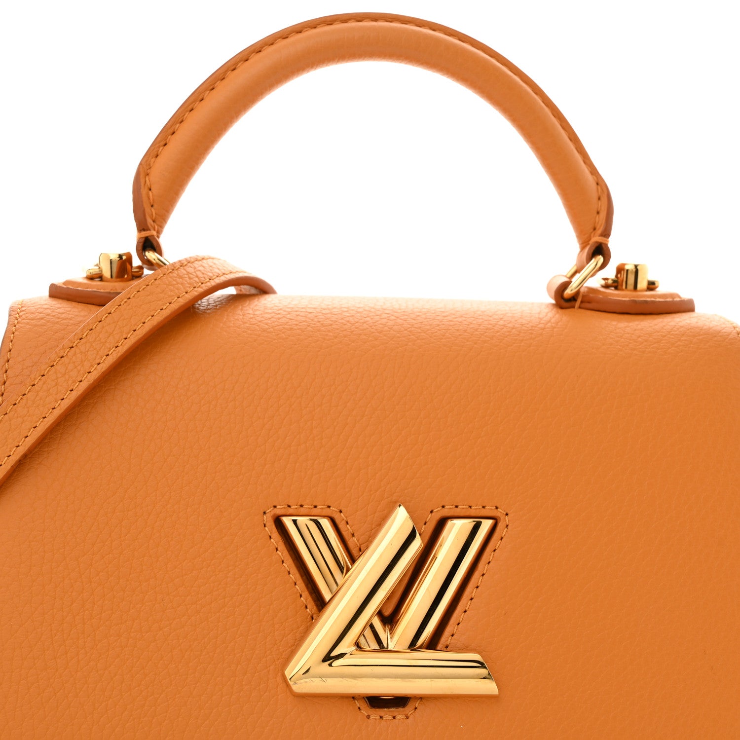 Louis Vuitton Taurillon Twist One Handle PM Sunbeam Yellow 8 of 13