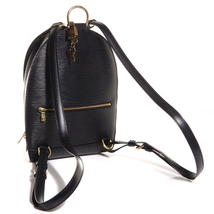 Louis Vuitton Epi Mabillon Backpack Black 3 of 6