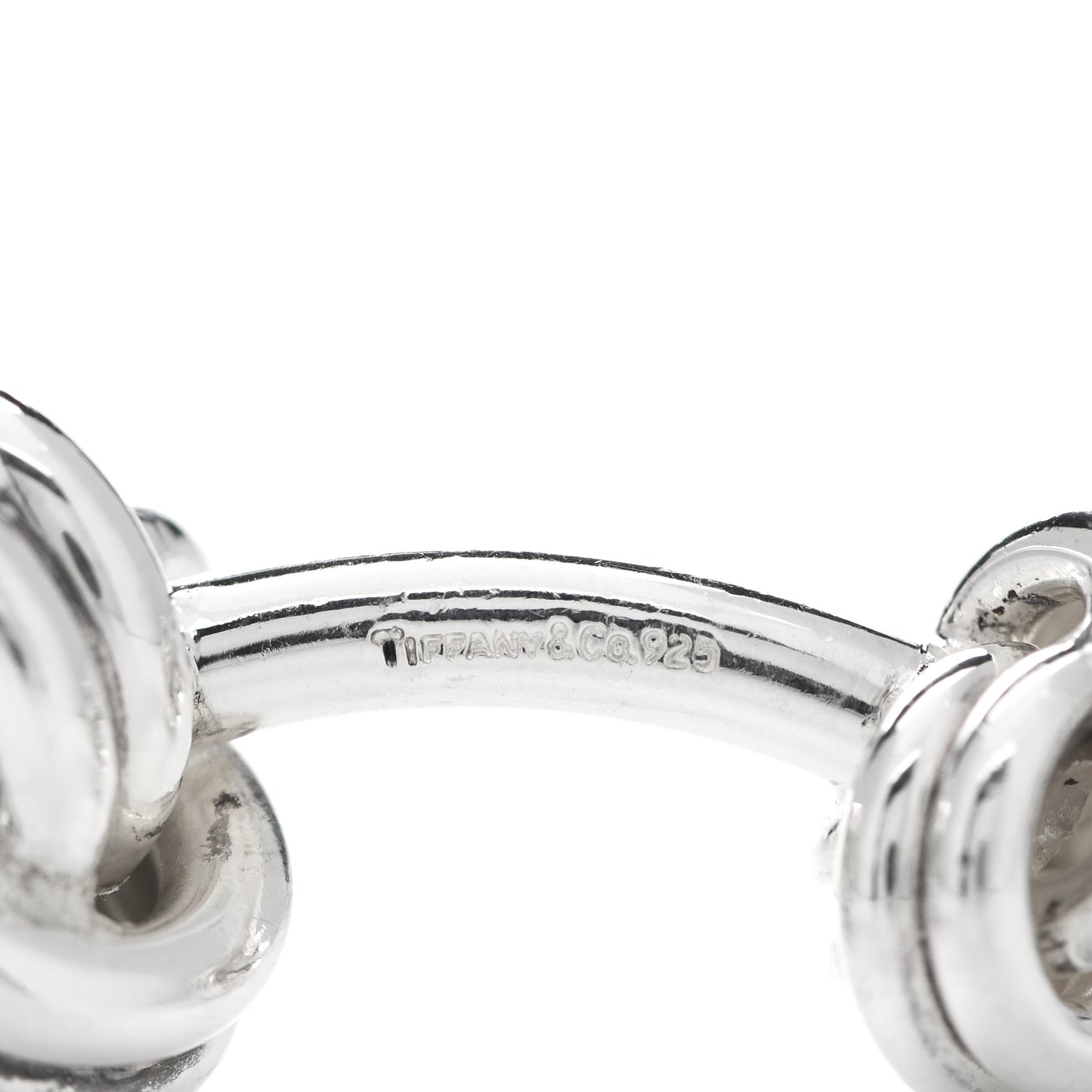 Sterling Silver Double Knot Cufflinks