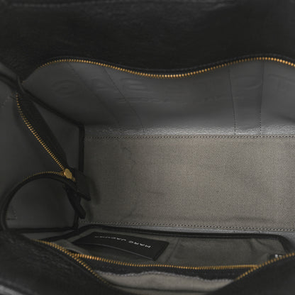 Marc Jacobs Grained Calfskin Medium The Tote Bag Black 5 of 12