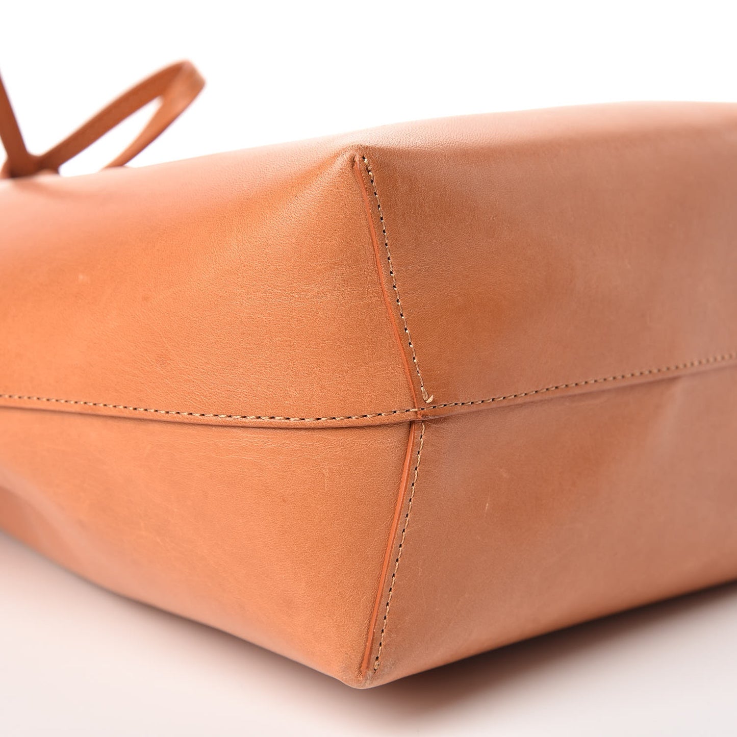 Calfskin Mini Bucket Bag Cammello Rosa