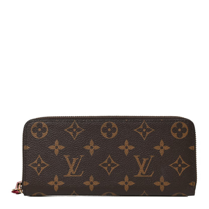 Louis Vuitton Monogram Clemence Wallet Fuchsia 1 of 11