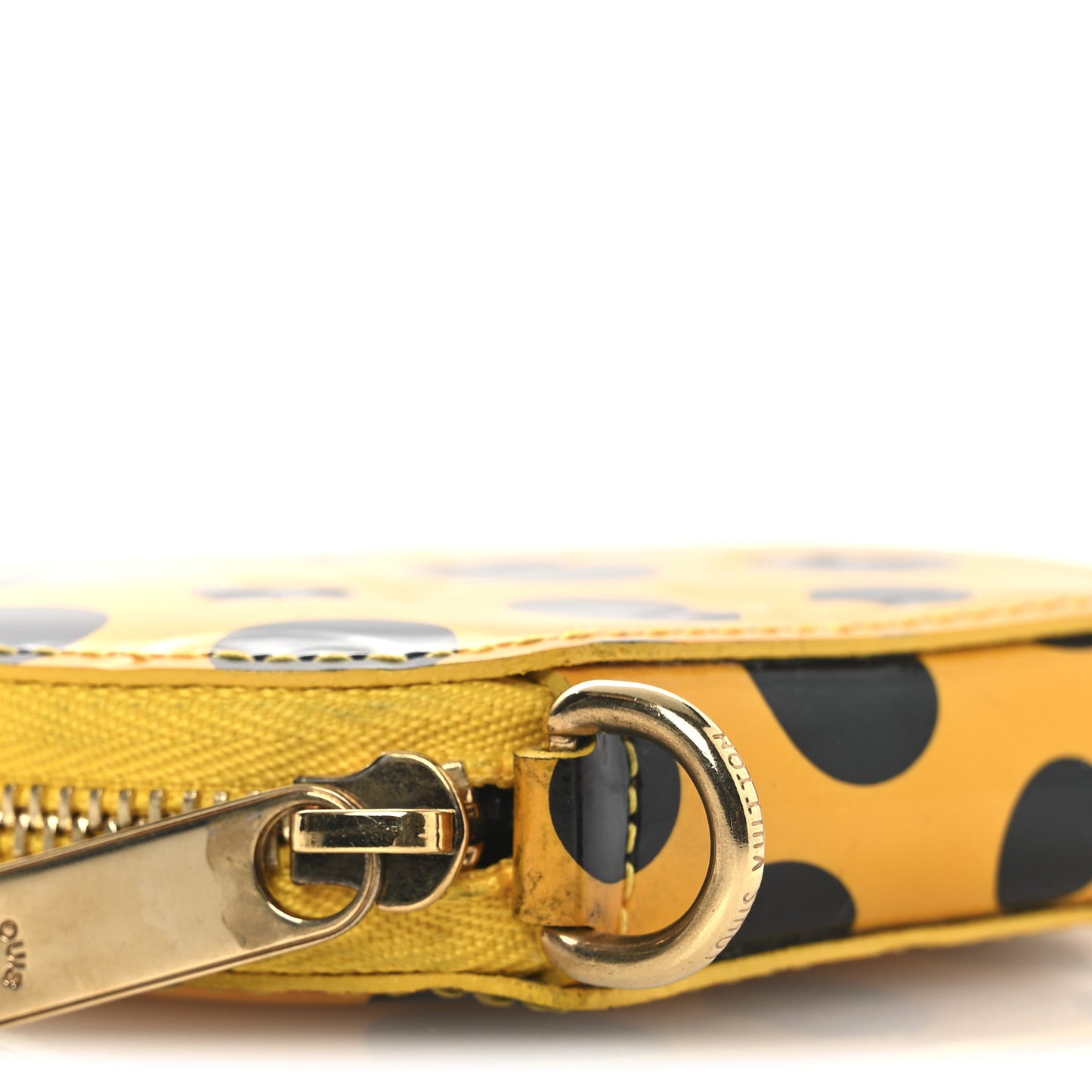 Vernis Kusama Infinity Dots Chapeau Coin Purse Yellow