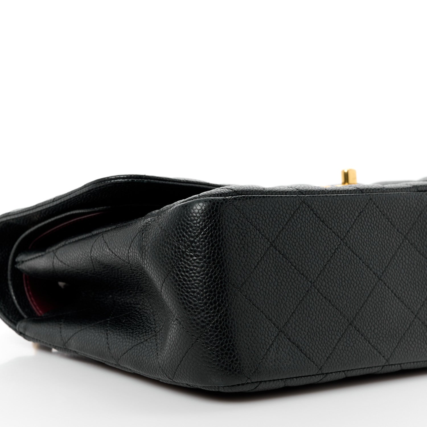 Chanel Caviar Quilted Jumbo Double Flap Black 10 of 12