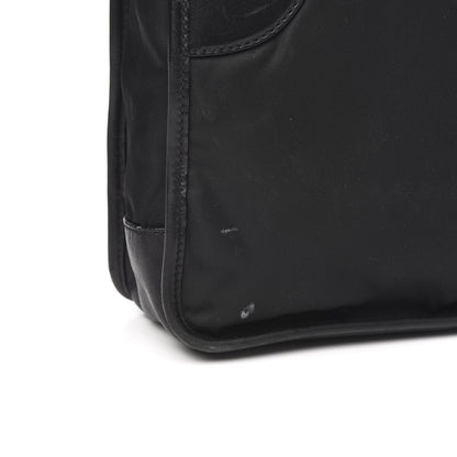 Prada Calfskin Tessuto Nylon Tote Black 9 of 10