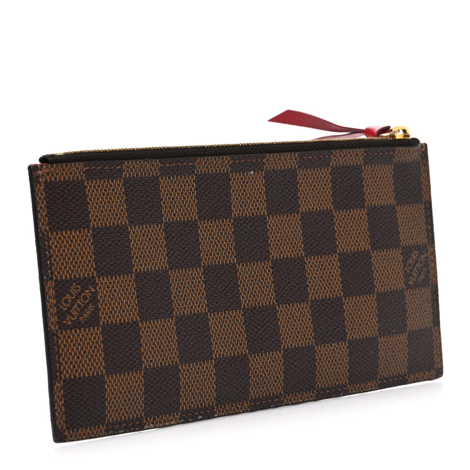 Louis Vuitton Damier Ebene Felicie Chain Wallet Zippered Insert 3 of 6