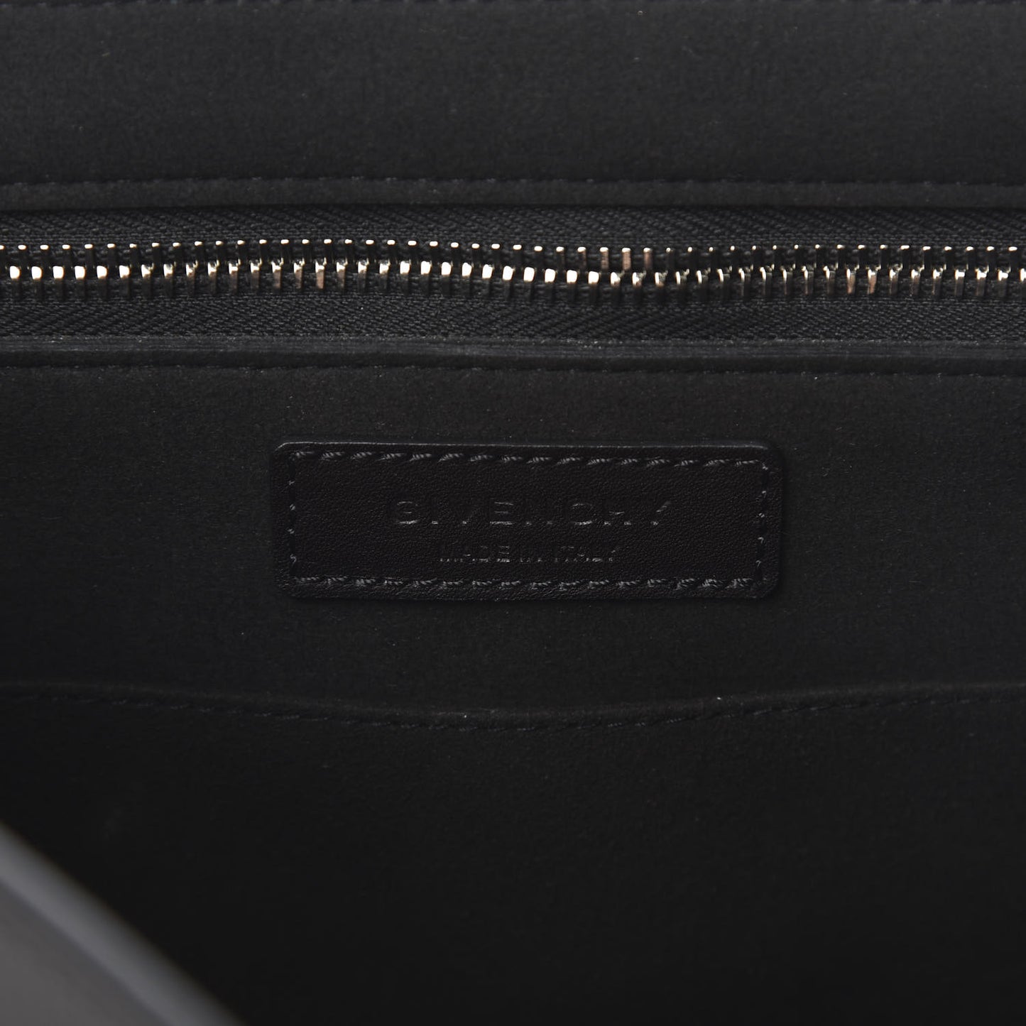 Grained Calfskin Small Shark Lock Satchel Black