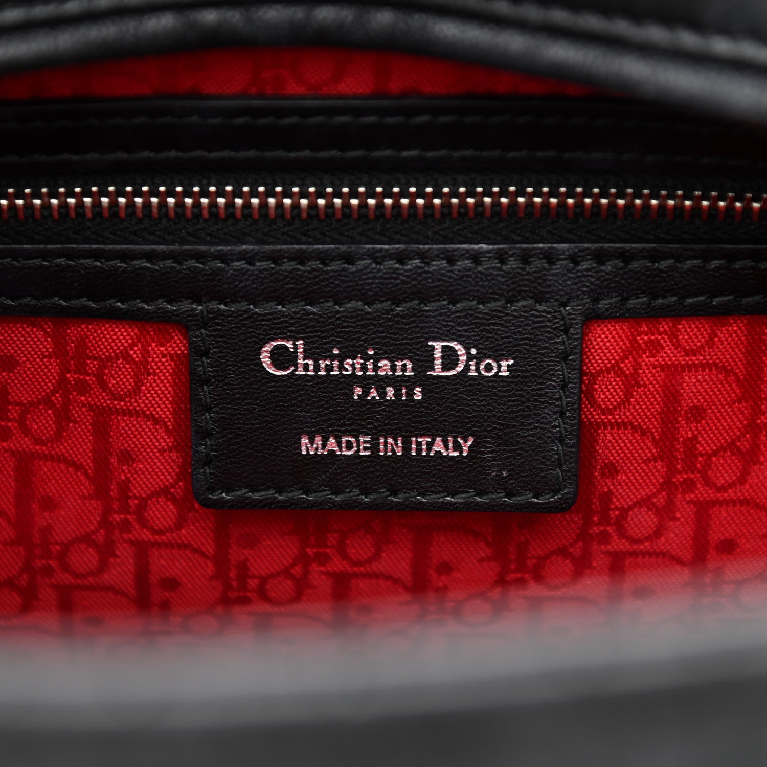 Christian Dior Lambskin Cannage Large Lady Dior Black 6 of 15