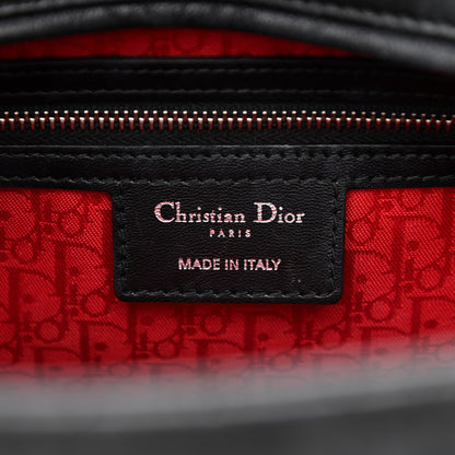 Christian Dior Lambskin Cannage Large Lady Dior Black 6 of 15