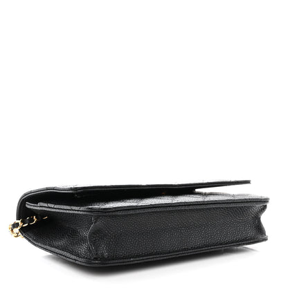 Chanel Caviar Quilted Wallet on Chain WOC Black 4 of 12