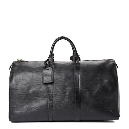 Louis Vuitton Epi Keepall 50 Black 1 of 21