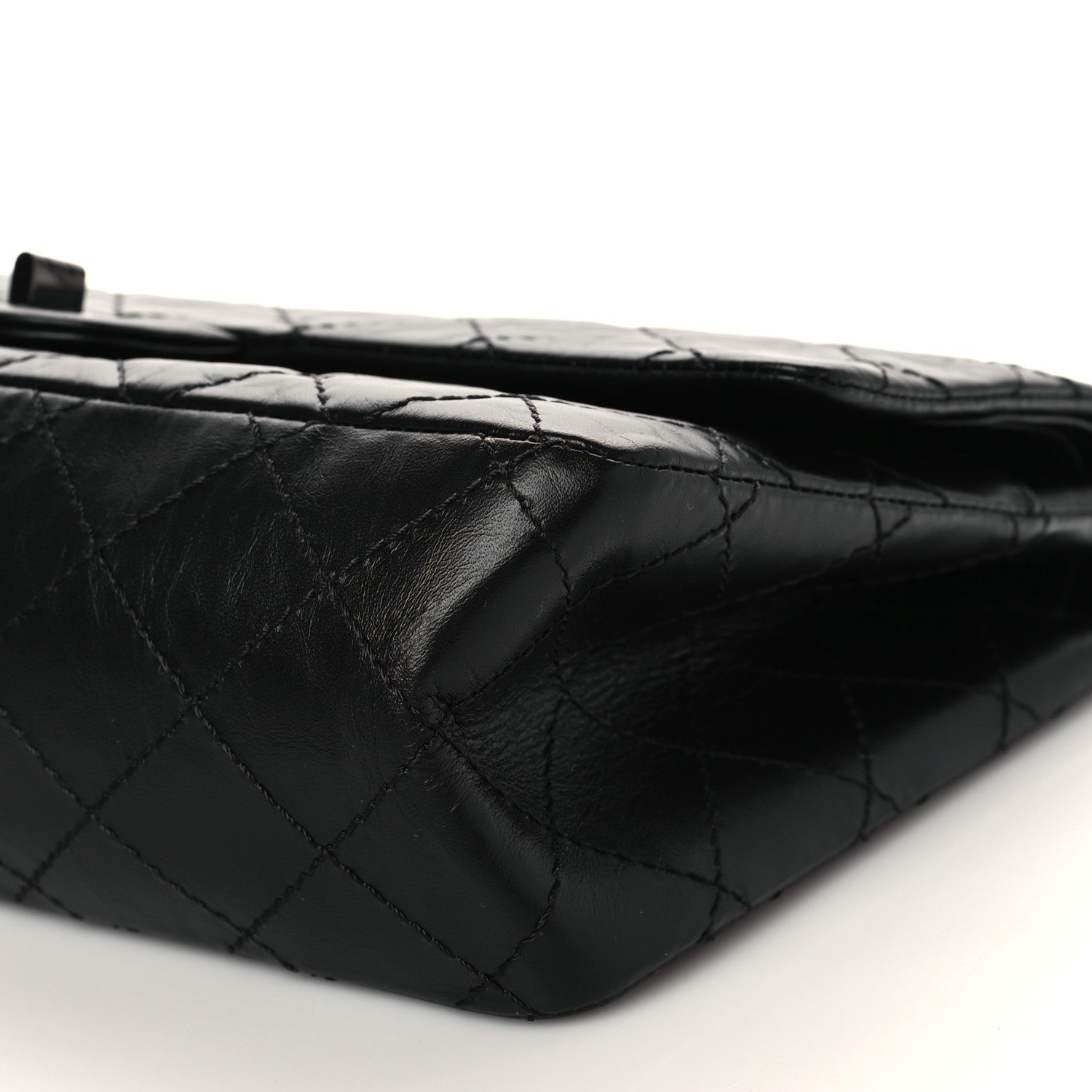 Chanel Aged Calfskin Quilted 2.55 Reissue 226 Flap So Black 9 of 9
