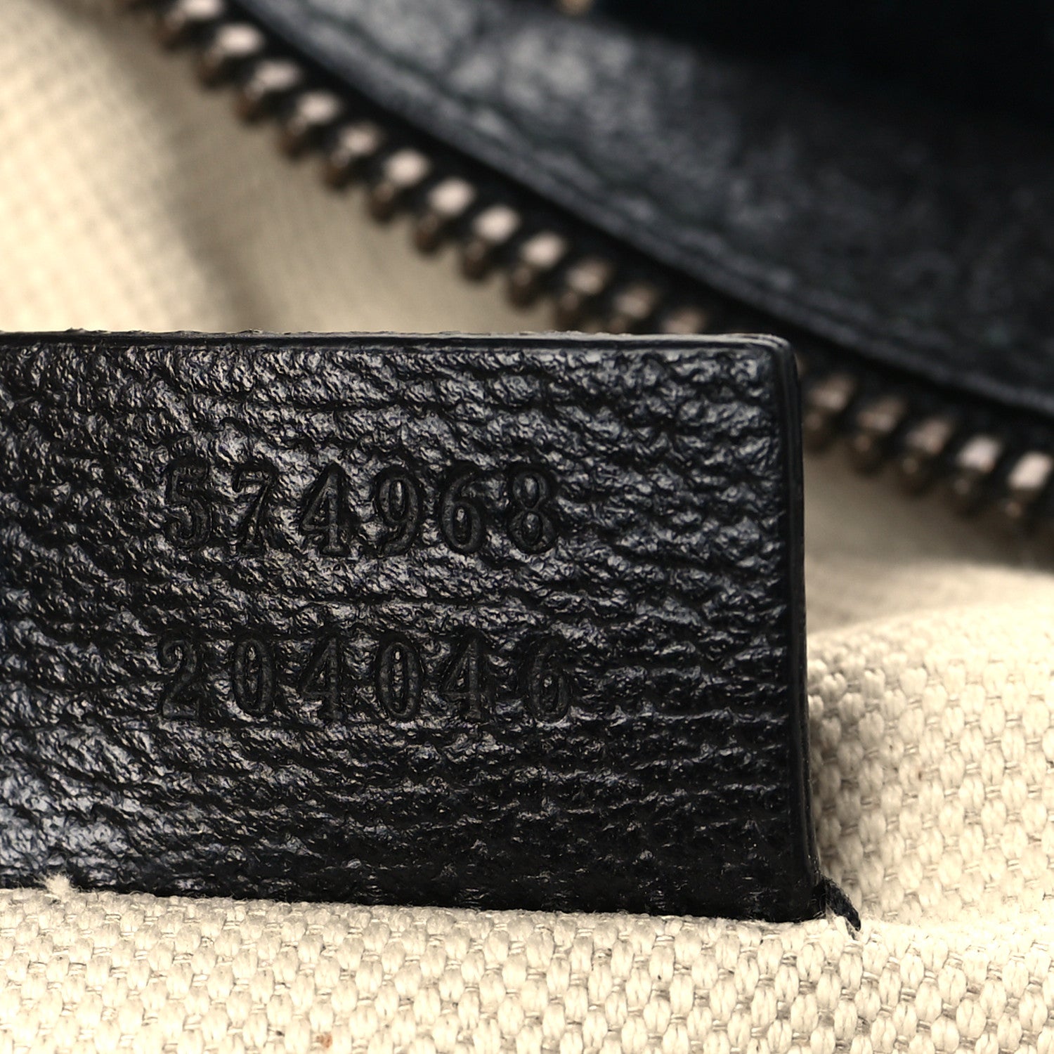 Gucci Velvet GG Monogram Web Belt Bag Blue Beige 7 of 9