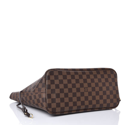Louis Vuitton Damier Ebene Neo Neverfull MM Rose Ballerine 4 of 9