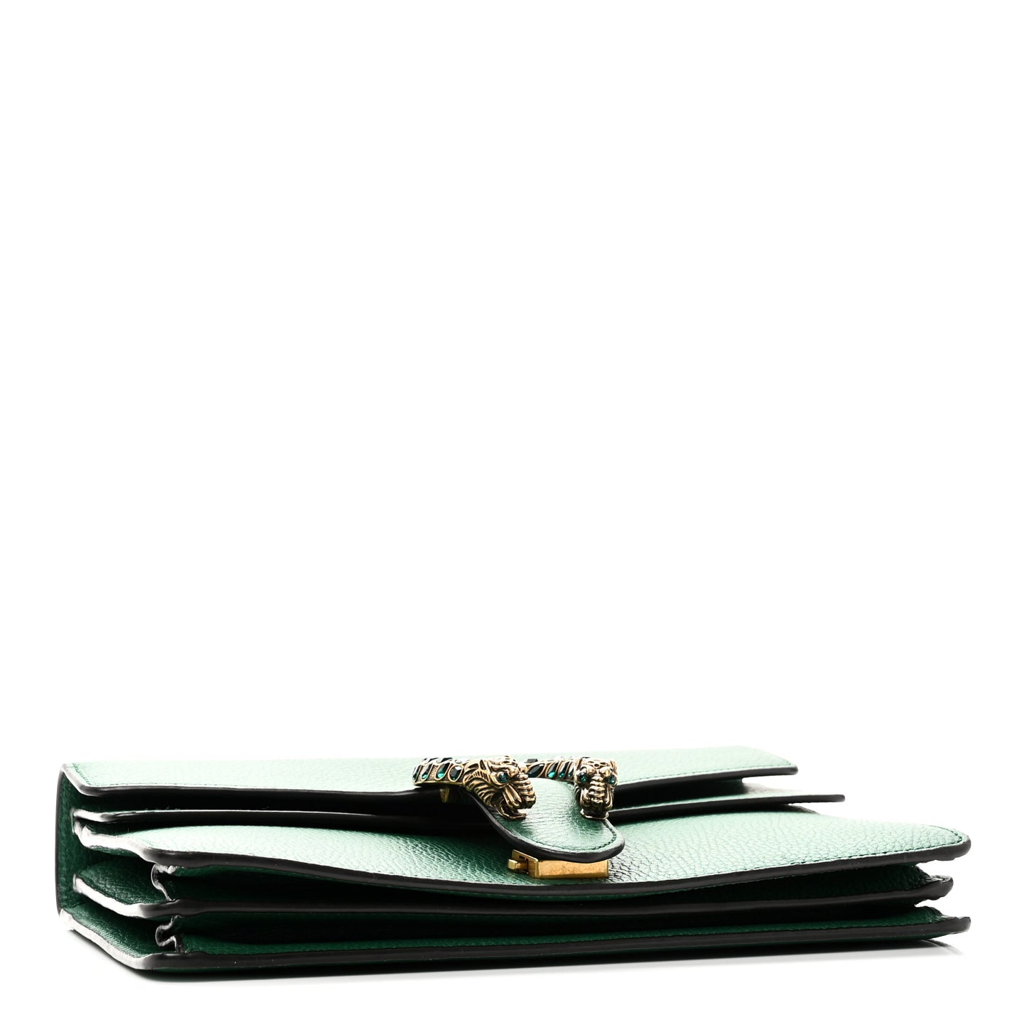 Pebbled Calfskin Small Dionysus Shoulder Bag Emerald