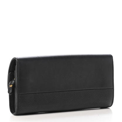 Chloe Grained Smooth Calfskin Small Indy Long Wallet Black 2 of 4