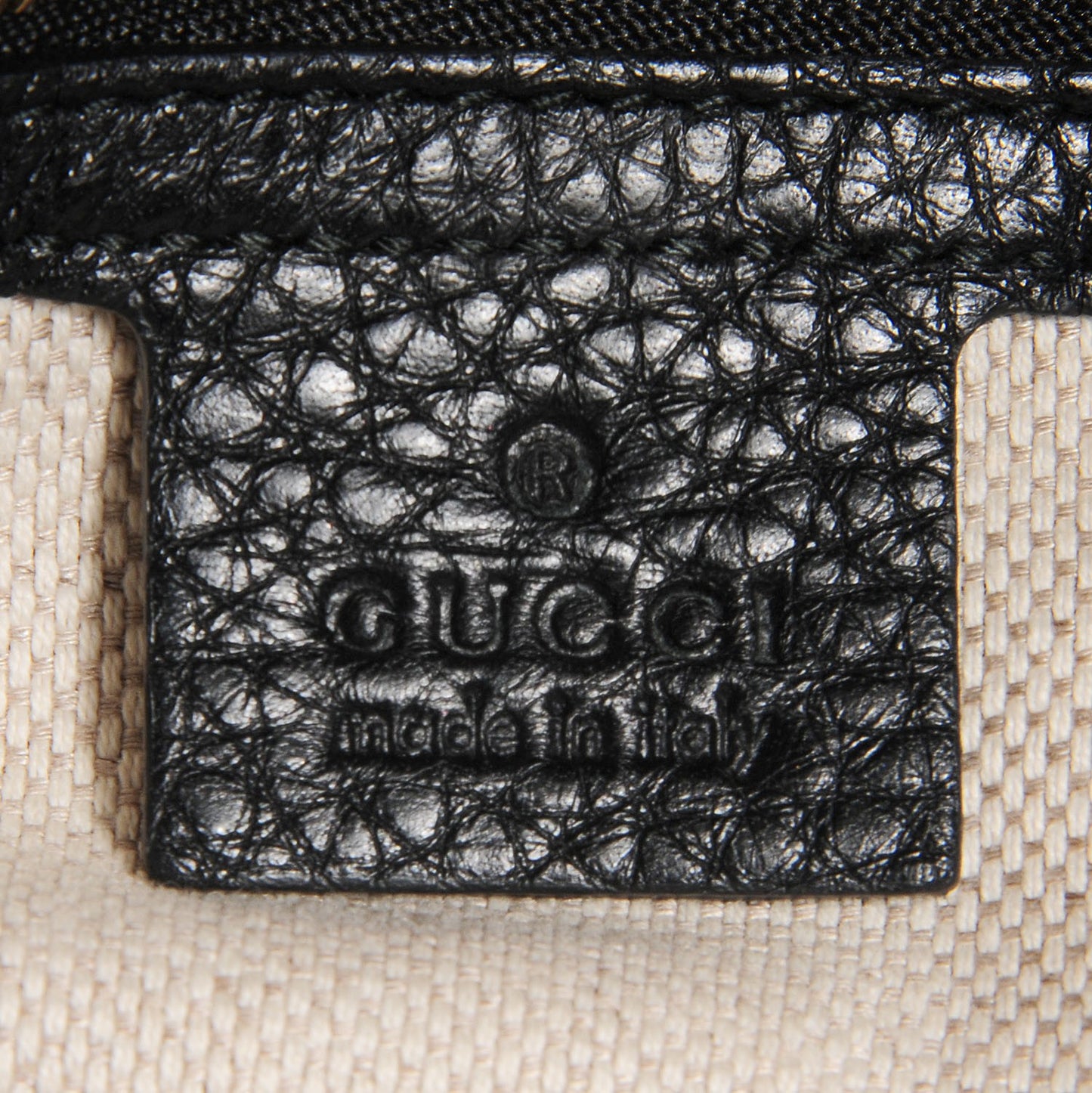 Pebbled Calfskin Large Soho Chain Shoulder Bag Black