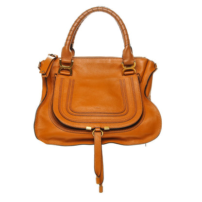 Chloe Calfskin Medium Marcie Satchel Light Tan 1 of 6