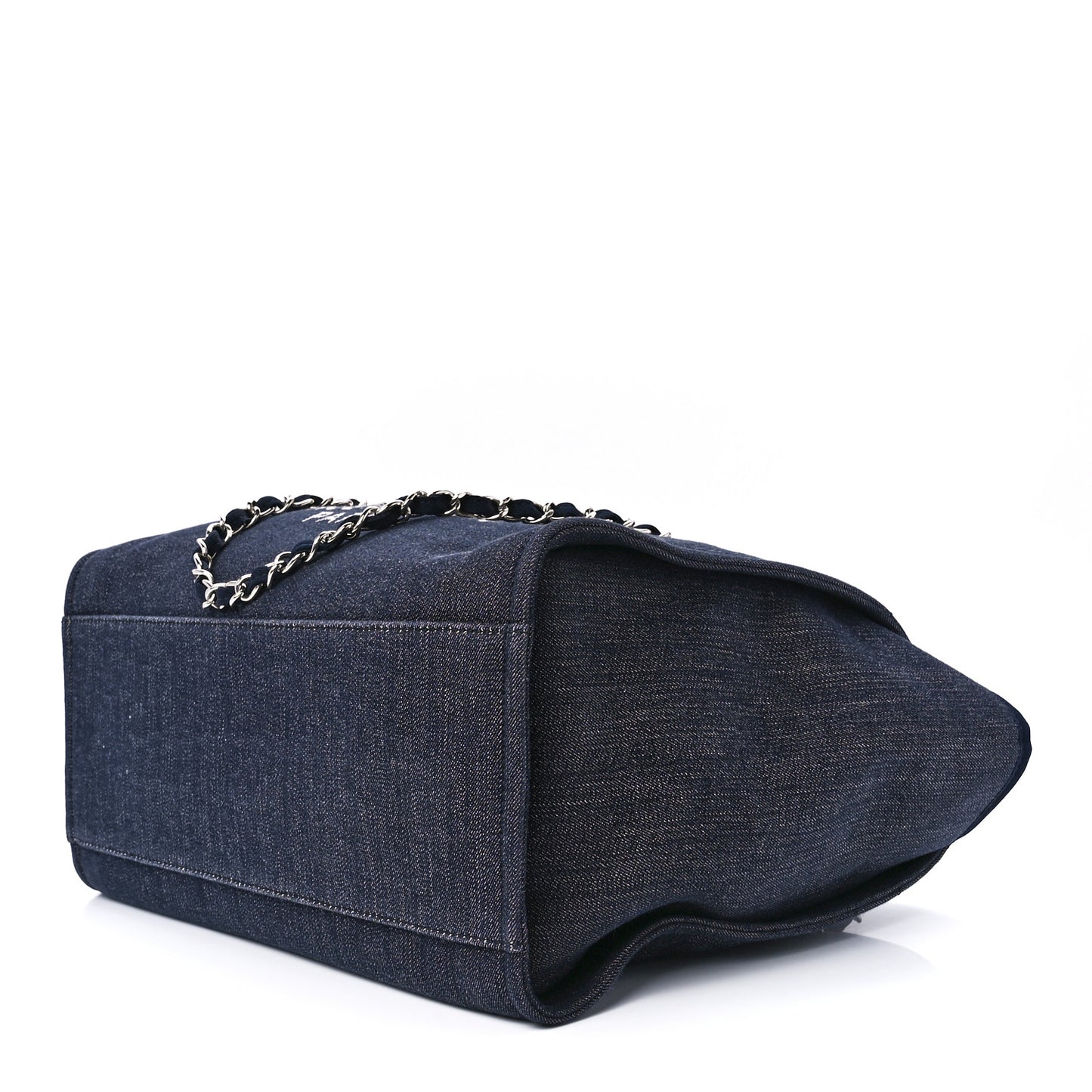 Denim Medium Deauville Tote Dark Blue