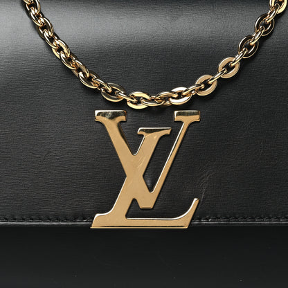 Louis Vuitton Calfskin Chain Louise GM NM Black 7 of 10