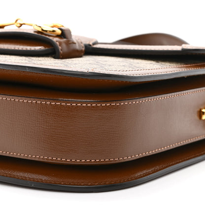 Gucci GG Supreme Monogram Horsebit 1955 Shoulder Bag Beige Brown Sugar 10 of 10