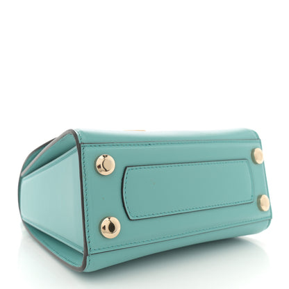 Salvatore Ferragamo Smooth Calfskin Mini Boxyz Tyrone Turquoise 4 of 11